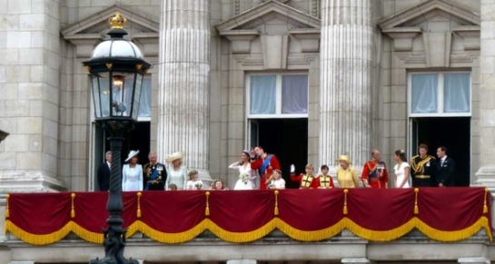 all the families of Buckingham palace